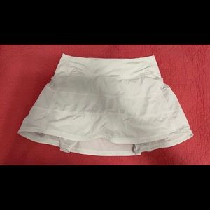 white lululemon skirt